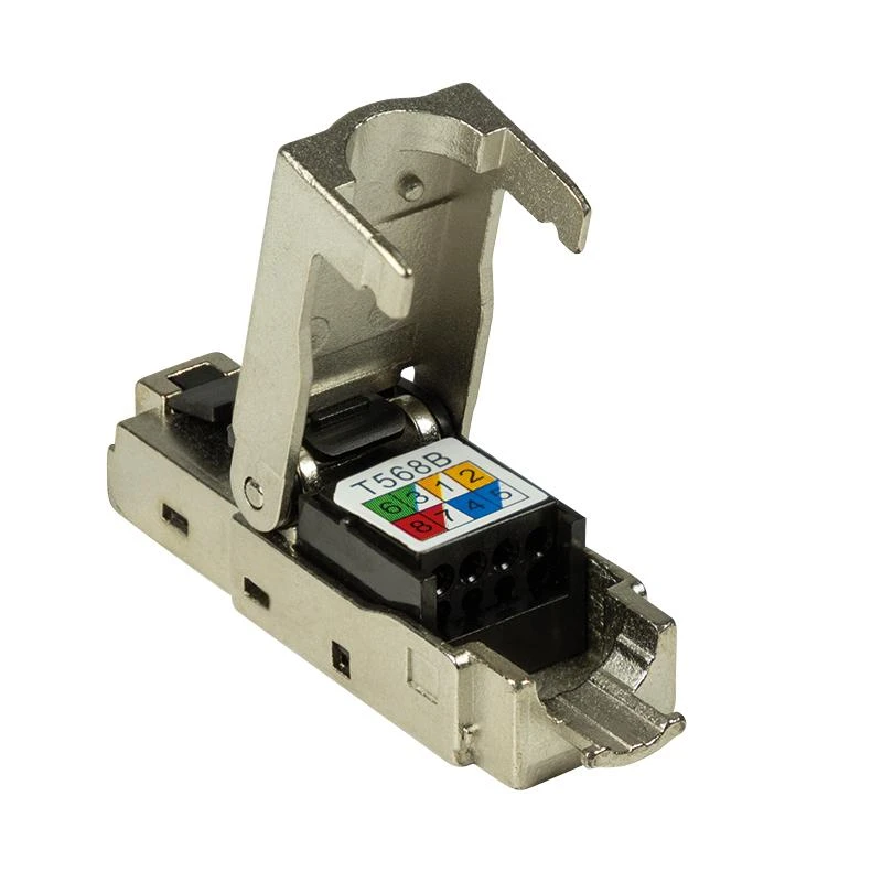 LogiLink RJ45 cat 6A FTP paauksuotas kontaktas, 3µ, be įrankių (MP0044)