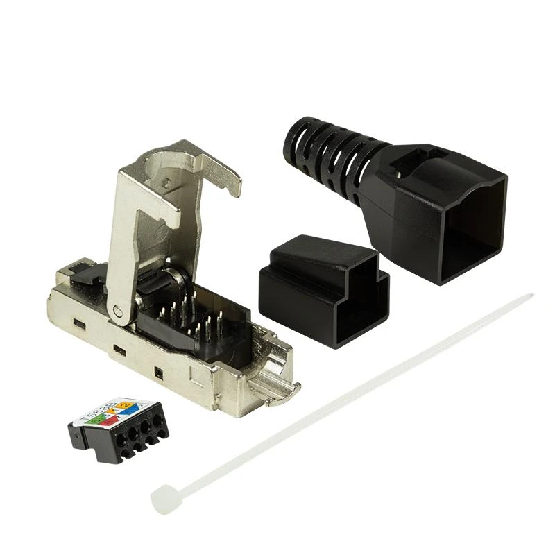 LogiLink RJ45 cat 6A FTP paauksuotas kontaktas, 3µ, be įrankių (MP0044)