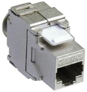 LogiLink Lizdas RJ45 Cat.6A, 10G, visas ekranas, 180° beznarzędziowe, 24 vnt. (NK4001)
