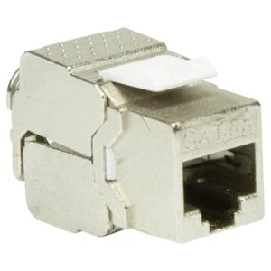 LogiLink Lizdas RJ45 Cat.6A, 10G, visas ekranas, 180° beznarzędziowe, 24 vnt. (NK4001)