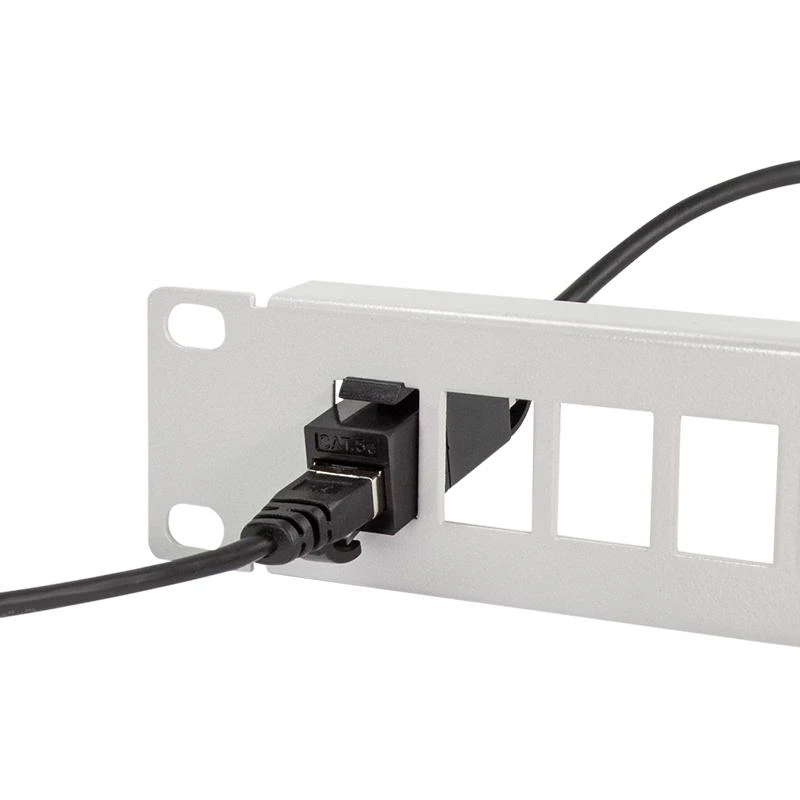 „LogiLink ZUB“ „Logilink Cat5e“ UTP Keystone Coupler juoda