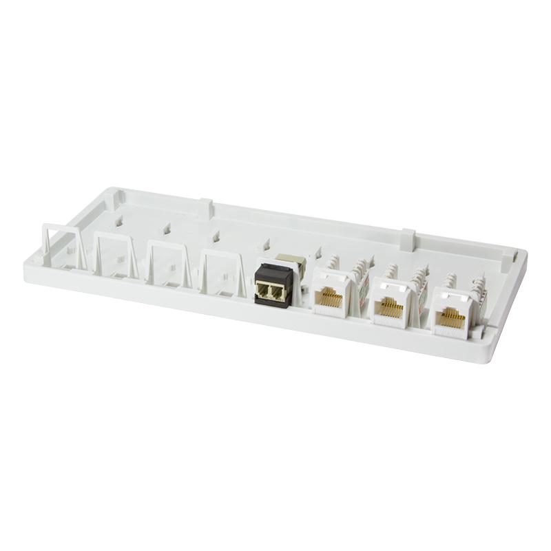 LOGILINK NK4035 LOGILINK- Keystone Surface Mount Box 8 port UTP, baltas, tuščias