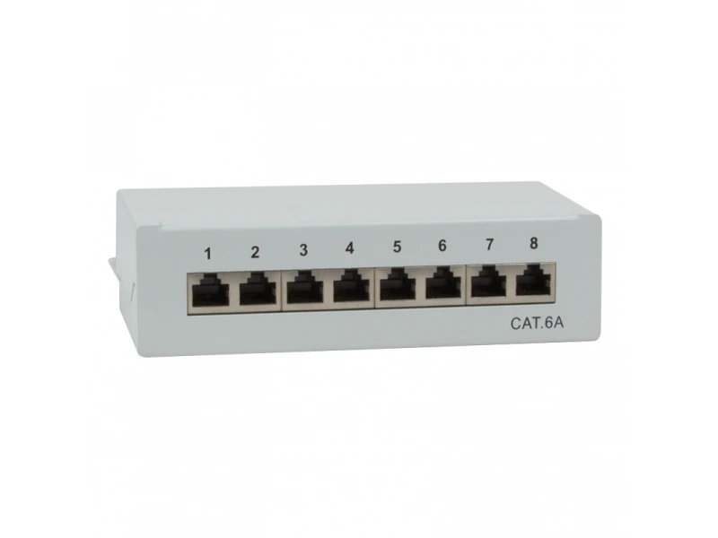 LogiLink Patchpanel kat. 6A, 8 prievadų, ekranuotas STP, rutulinis (NP0018)