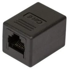 LOGILINK NP0034A LOGILINK- Inline mova 1:1 Cat.6 RJ45 UTP, juoda