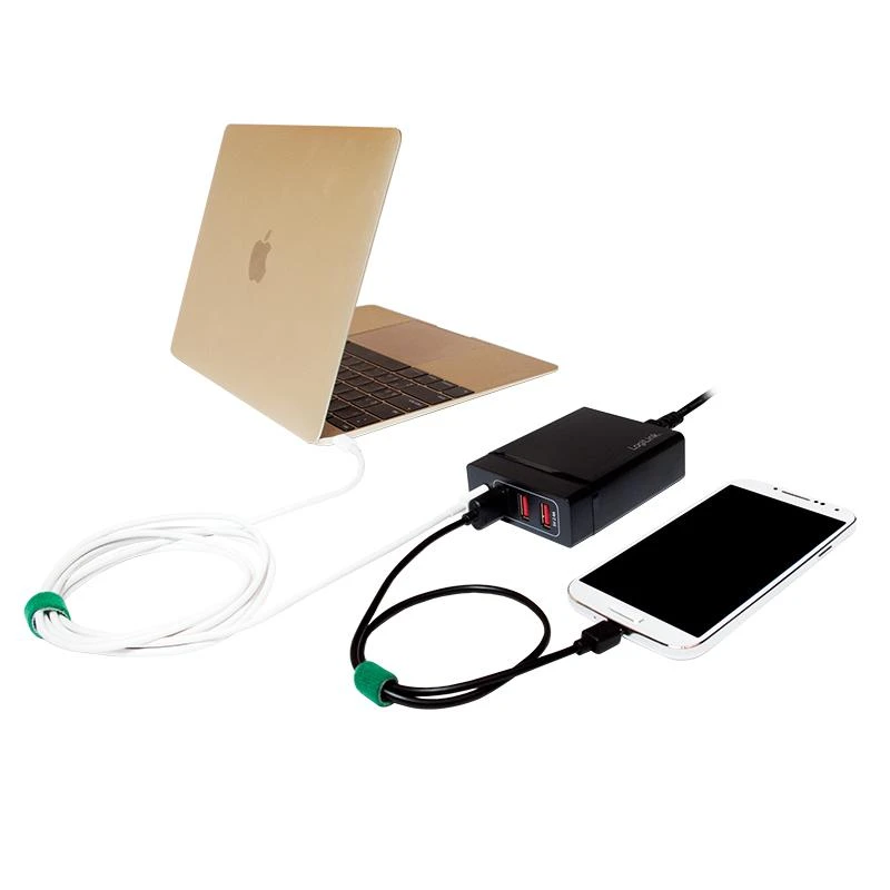 Įkroviklis LogiLink 4x USB-A 2.4 A (PA0122)