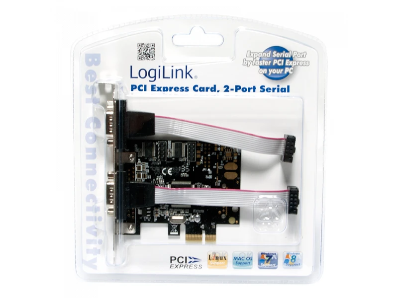 Logilink | 2 x serial (COM) | PCIe