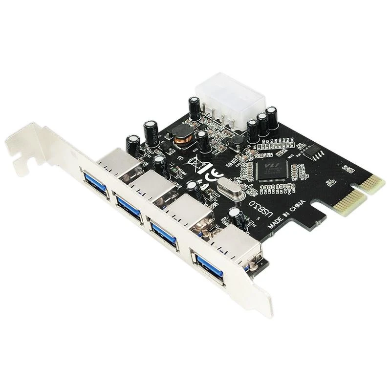 „LogiLink PCIe 2.0 x1“ valdiklis – 4x USB 3.0 (PC0057)