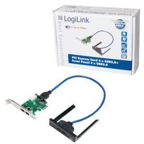 „Logilink PCI-Express“ plokštė, 4 x USB 3.0, VIA lustų rinkinys „Logilink“