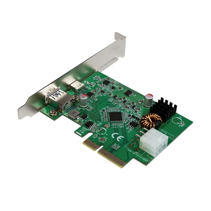 LOGILINK PC0089 PCI Express kortelė USB 3.2 1x USB-C PD 3.0 ir 1x USB 3.0
