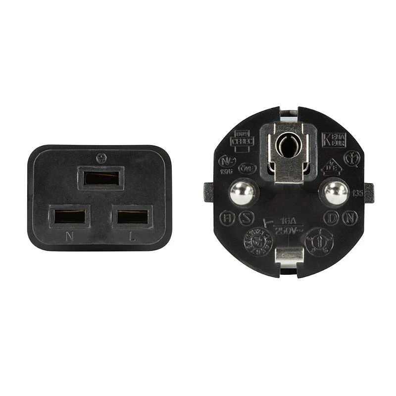 Kabelis zasilający LogiLink Power Cable Juodas 1.8 M