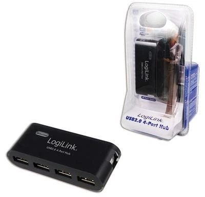 LogiLink USB 2.0 šakotuvas su gamykline pakuote