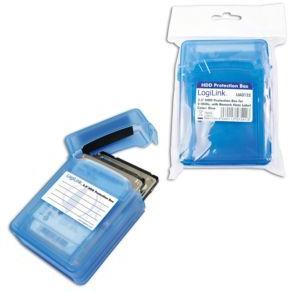 2,5" HDD apsaugos dėžutė 2 HDD, mėlynas Logilink