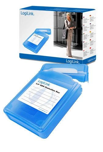 Logilink mėlynas 3.5 colio HDD apsauginis dėklas