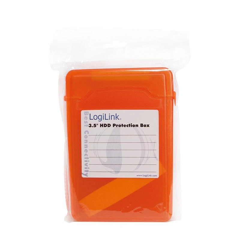 LOGILINK UA0133O LOGILINK - Dėžutės apsauga nuo HDD3.5 oranžinė