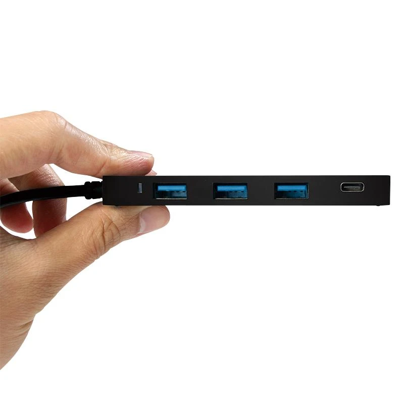 LOGILINK UA0311 LOGILINK- Itin plonas USB-C 3.1 šakotuvas, 4 prievadų, juodas