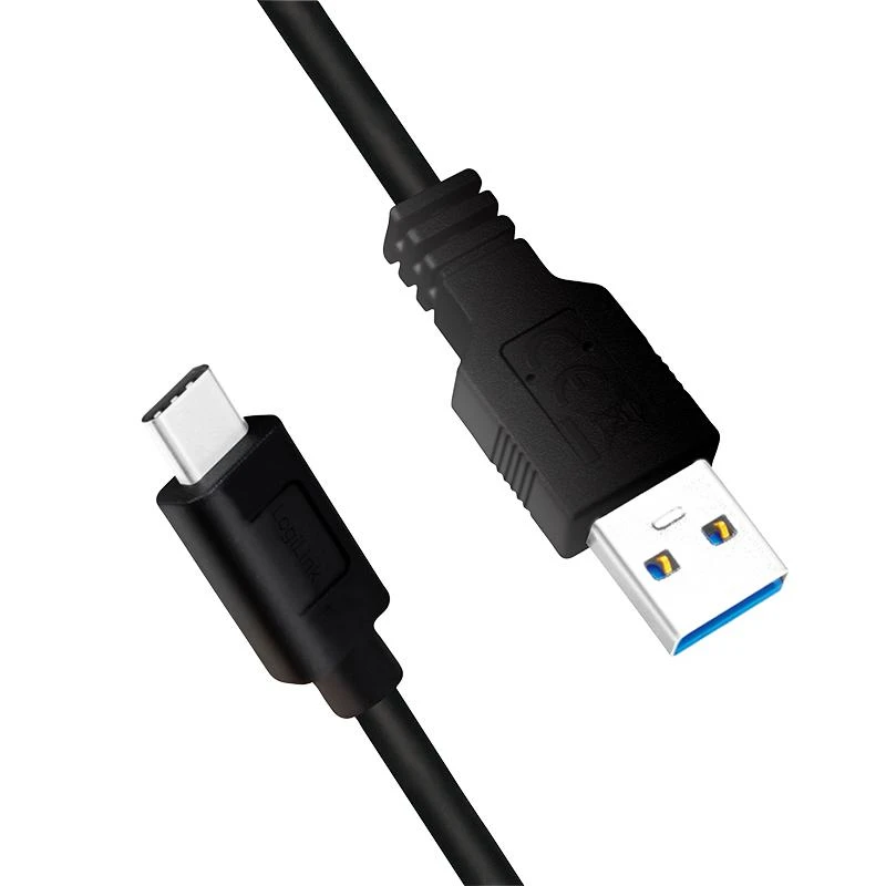 LOGILINK CU0167 LOGILINK - USB 3.2 Gen1x1 laidas, USB-A kištukas iki USB-C kištukas, juodas, 0,5 m