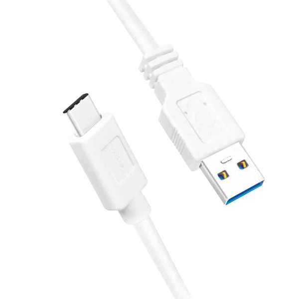 LOGILINK CU0173 LOGILINK - USB 3.2 Gen1x1 laidas, USB-A kištukas iki USB-C kištukas, baltas, 0,5 m