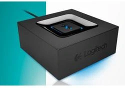 Logitech garso imtuvas su mėlynu Bluetooth mygtuku