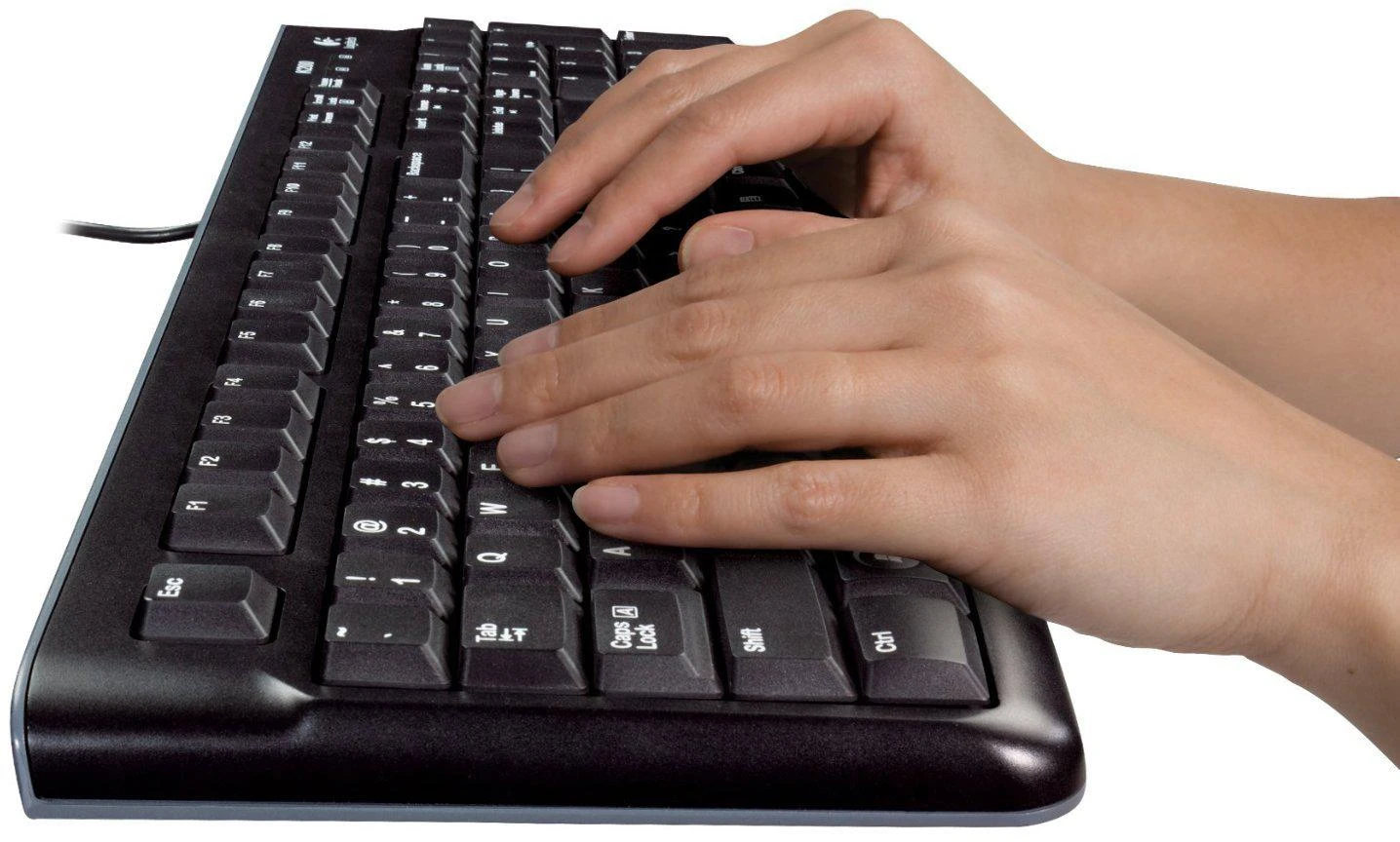 Laidinis klaviatūros ir pelės komplektas Logitech MK120, International išdėstymas