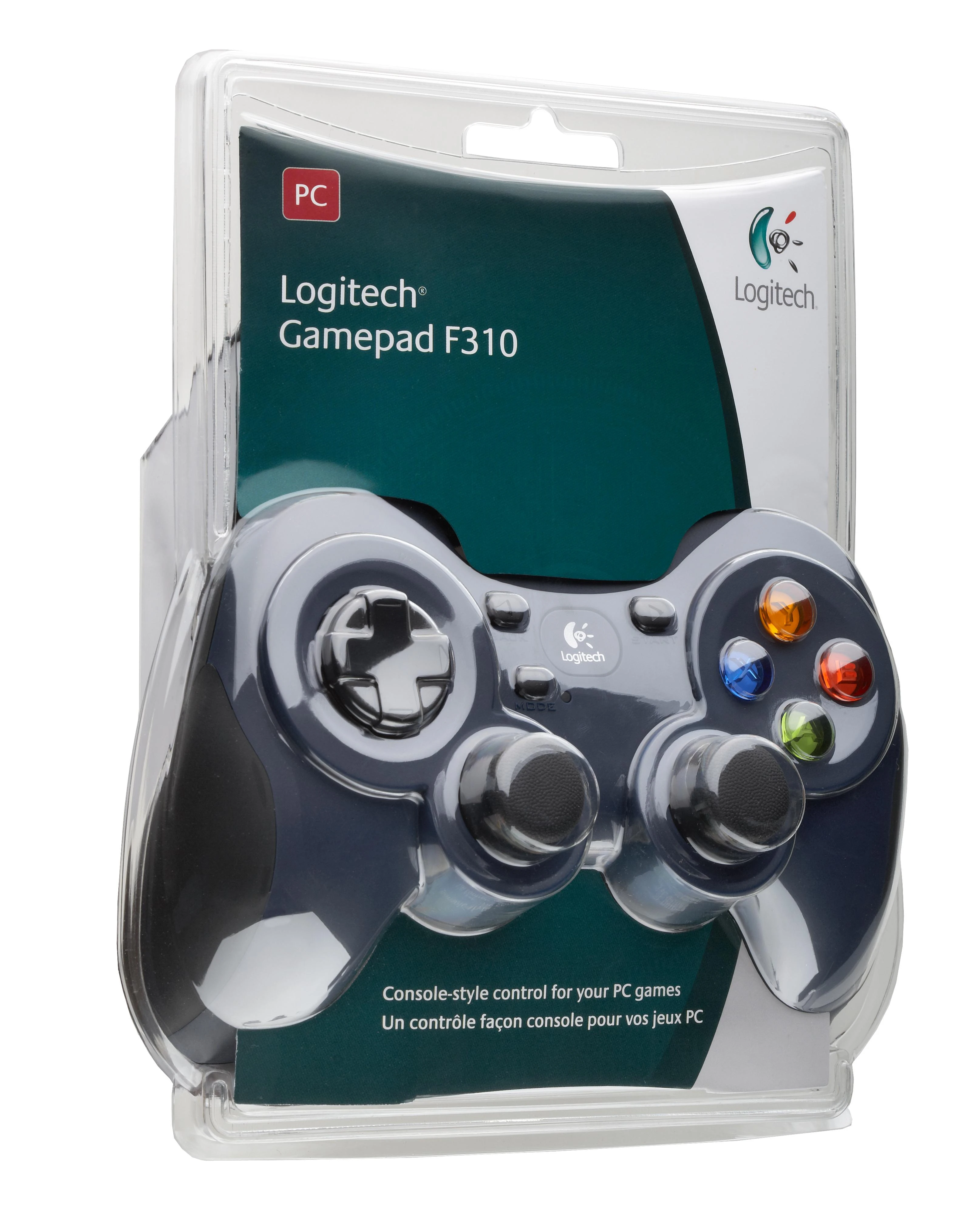 Žaidimų pultelis Logitech G Gamepad F310, USB 2.0, Juoda/Mėlyna
