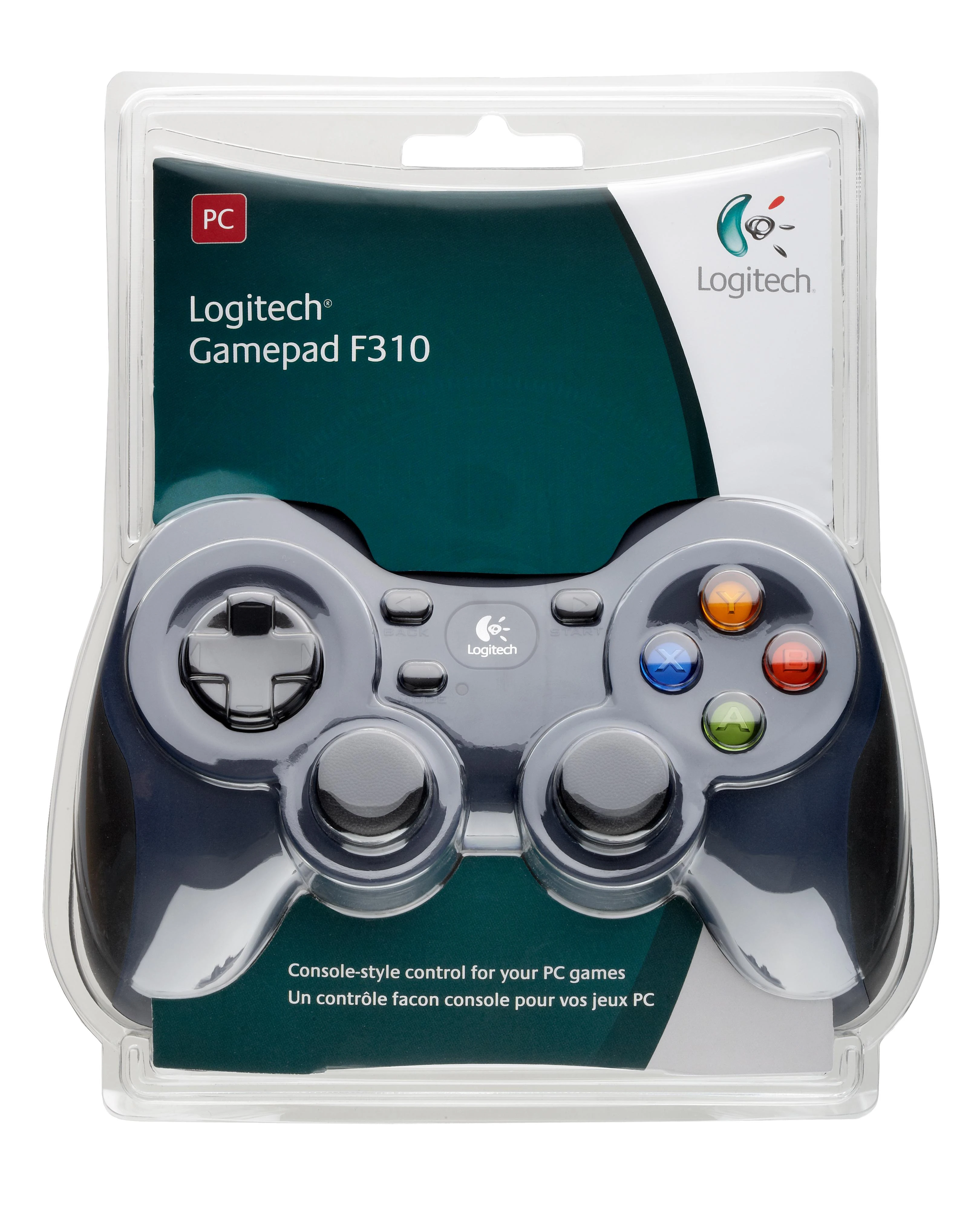 Žaidimų pultelis Logitech G Gamepad F310, USB 2.0, Juoda/Mėlyna