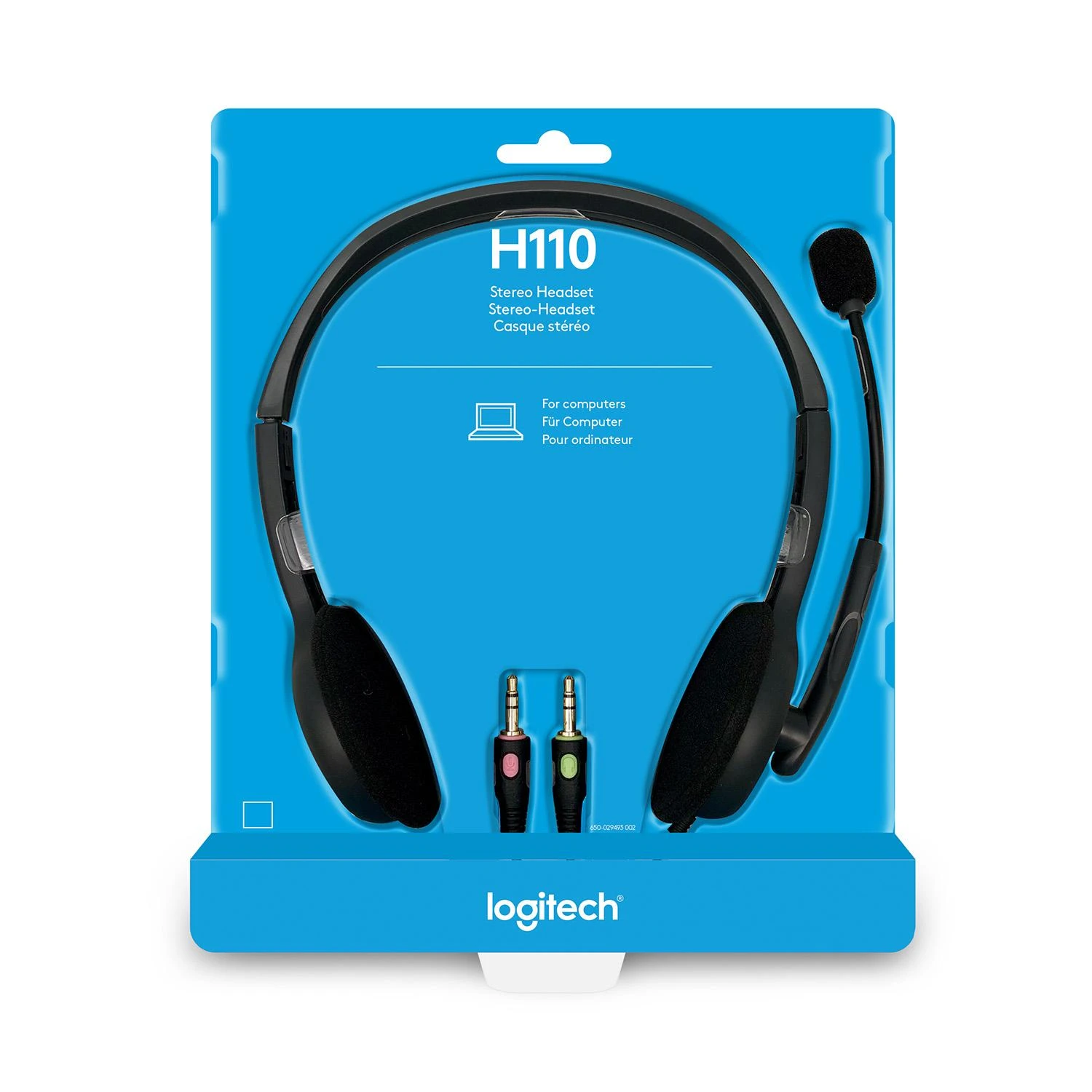 Logitech | LGT-H110 | Stereo ausinės | Juodas, Sidabrinis
