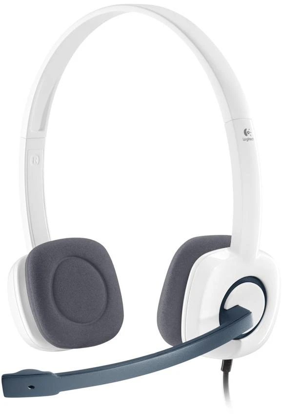 LOGITECH H150 baltos ausinės su mikrofonu