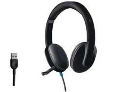 Universalios Ausinės Logitech H540 su USB jungtimi ir triukšmą slopinančiu mikrofonu