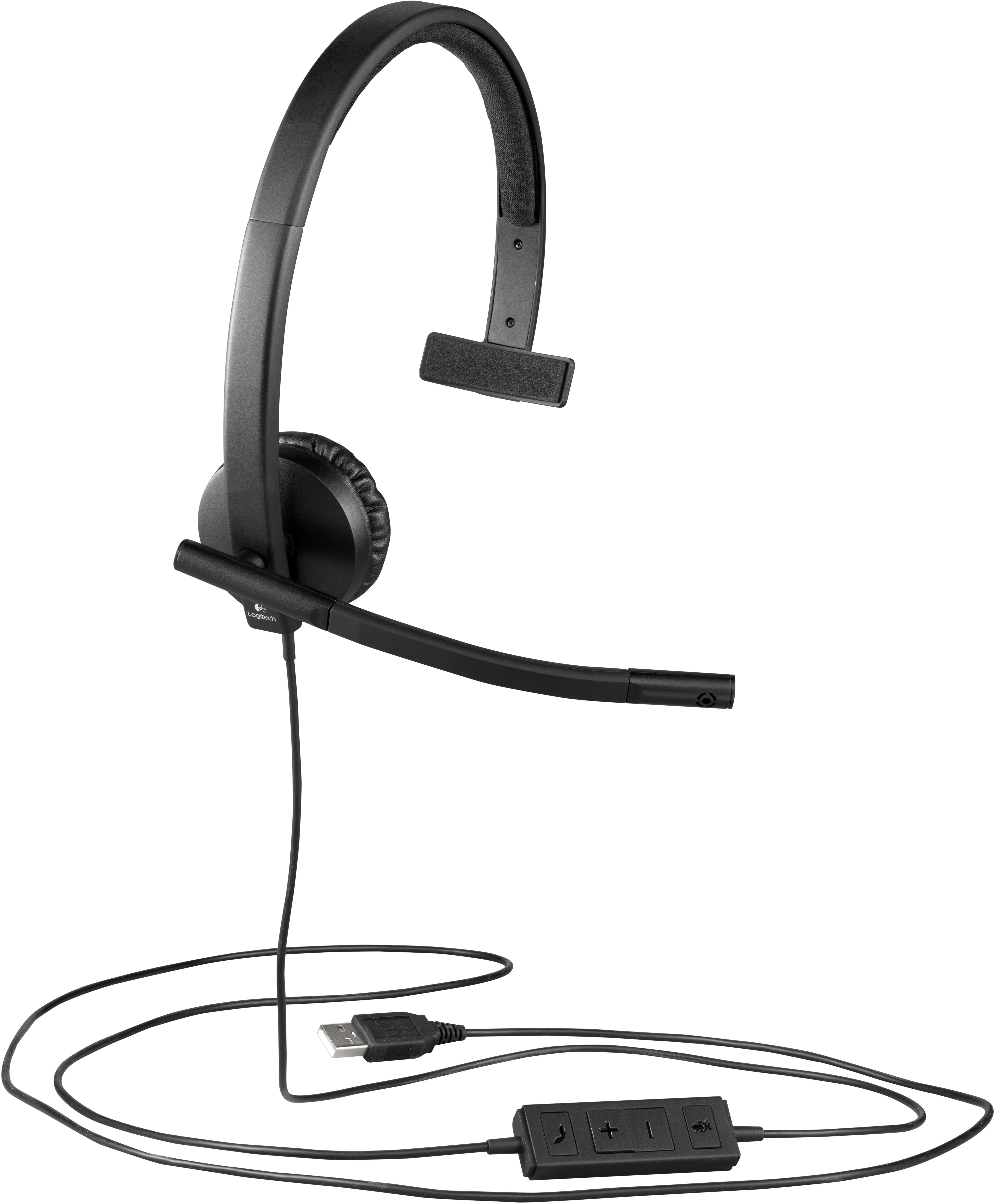 Universalios ausinės Logitech H570e, Mono, su mikrofonu, USB jungtis