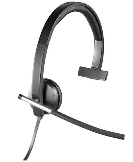 Logitech H650e Laisvų rankų įranga Su lankeliu Juoda, Pilka