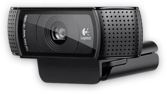 Logitech HD Pro Webcam C920 - 1920 x 1080 pikselių - H.264 - USB 2.0 - Juodas - Clip - 1.8 m