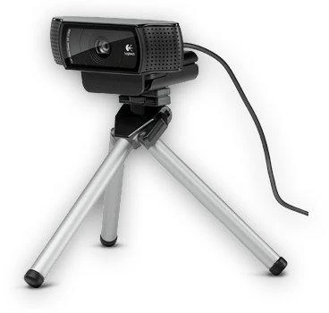 Logitech HD Pro Webcam C920 - 1920 x 1080 pikselių - H.264 - USB 2.0 - Juodas - Clip - 1.8 m