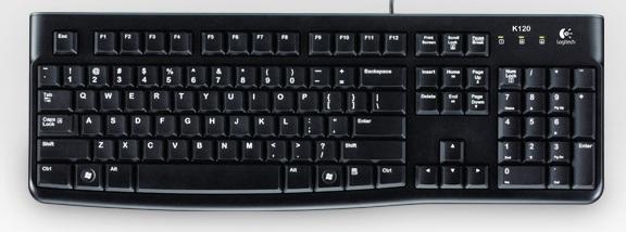 Logitech Klaviatūra K120 SWISS LAYOUT - CE