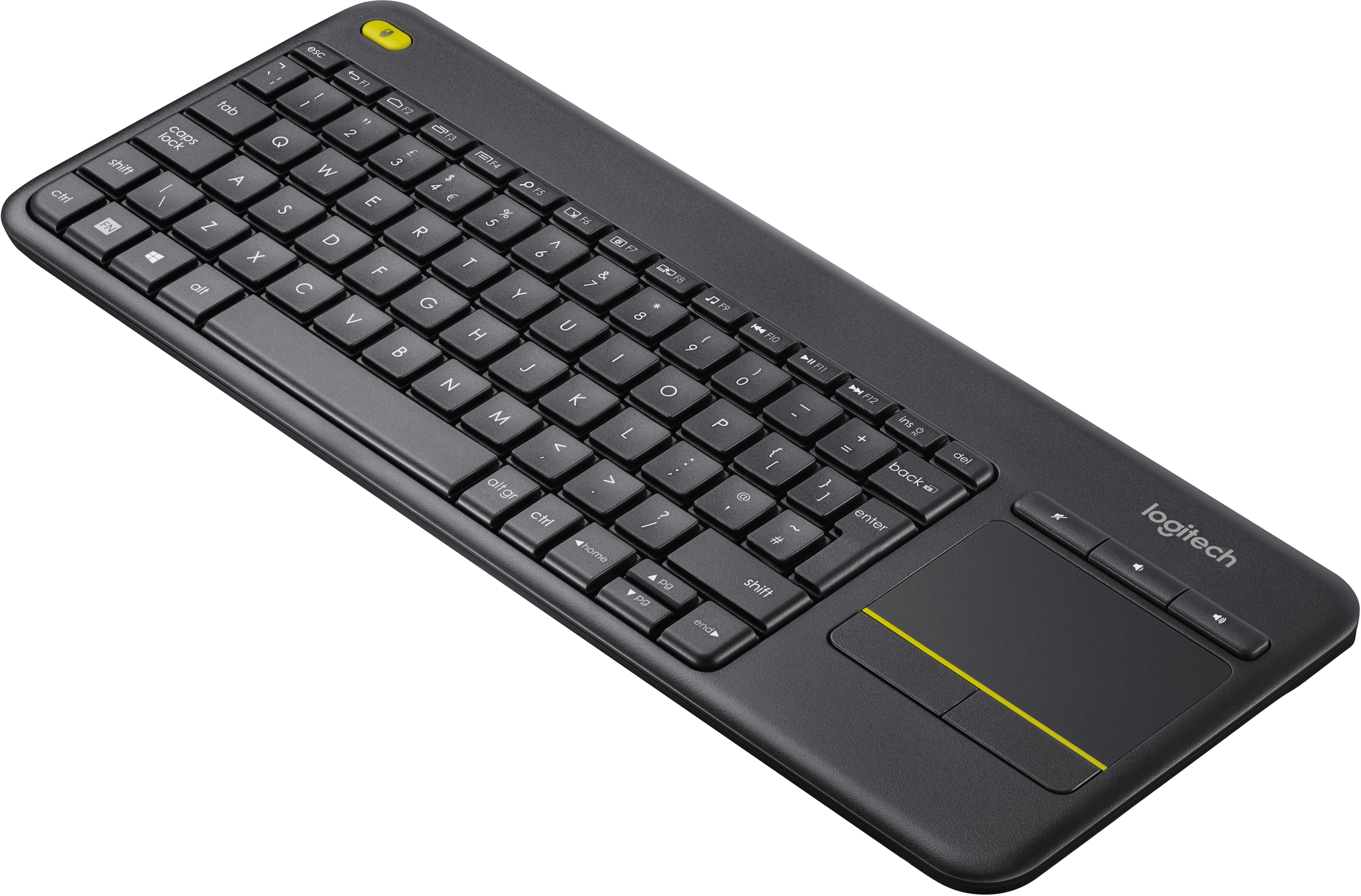 Klaviatūra Logitech K400 Plus wireless Touch juodas UK