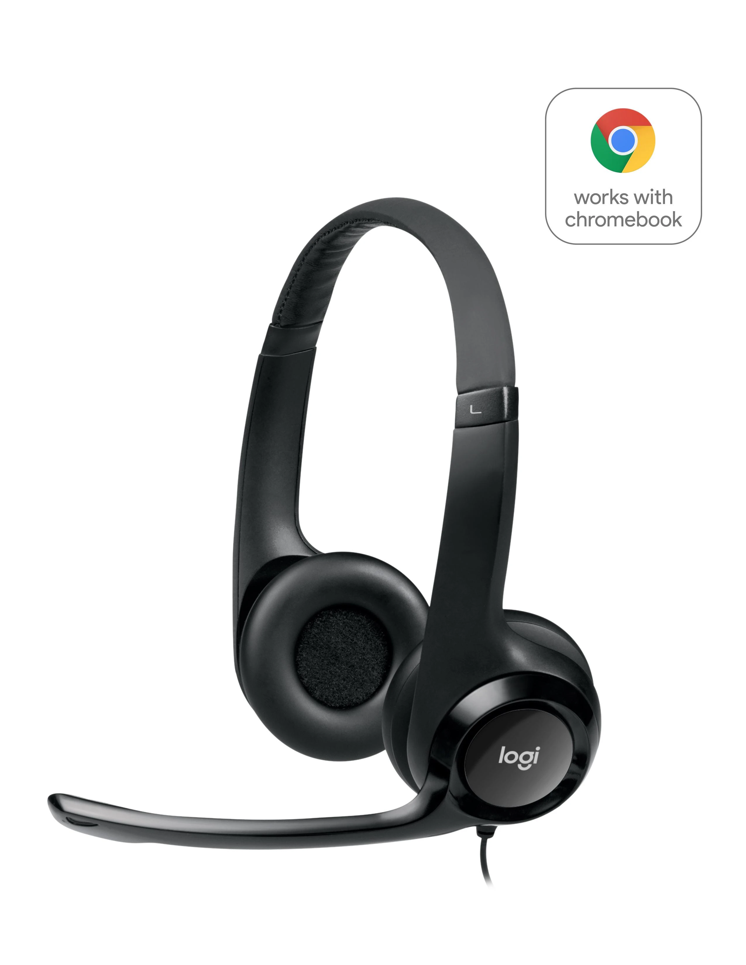 Universalios ausinės Logitech H390, su mikrofonu, USB jungtis