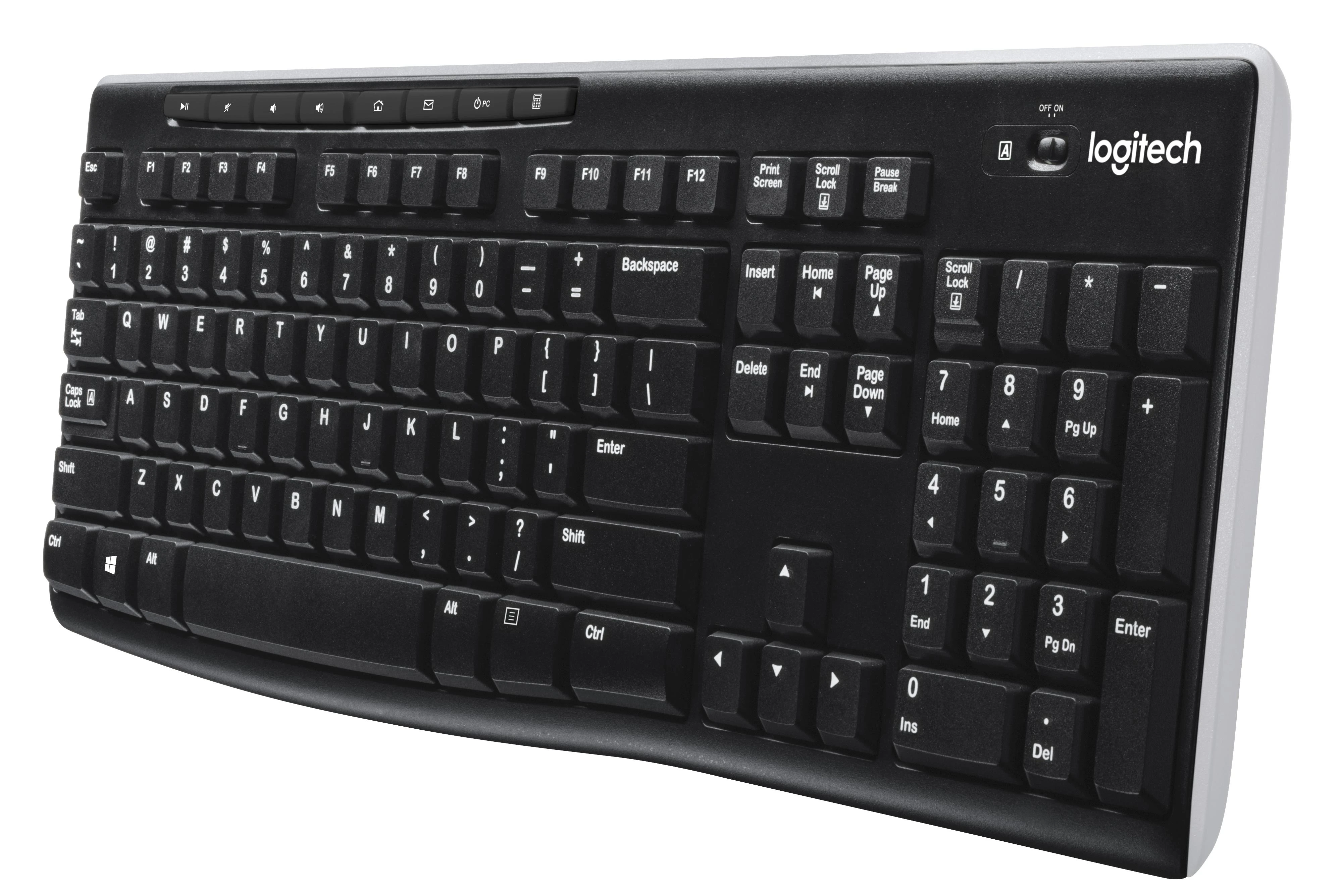 Belaidė pilno dydžio Klaviatūra Logitech K270, EN išdėstymas