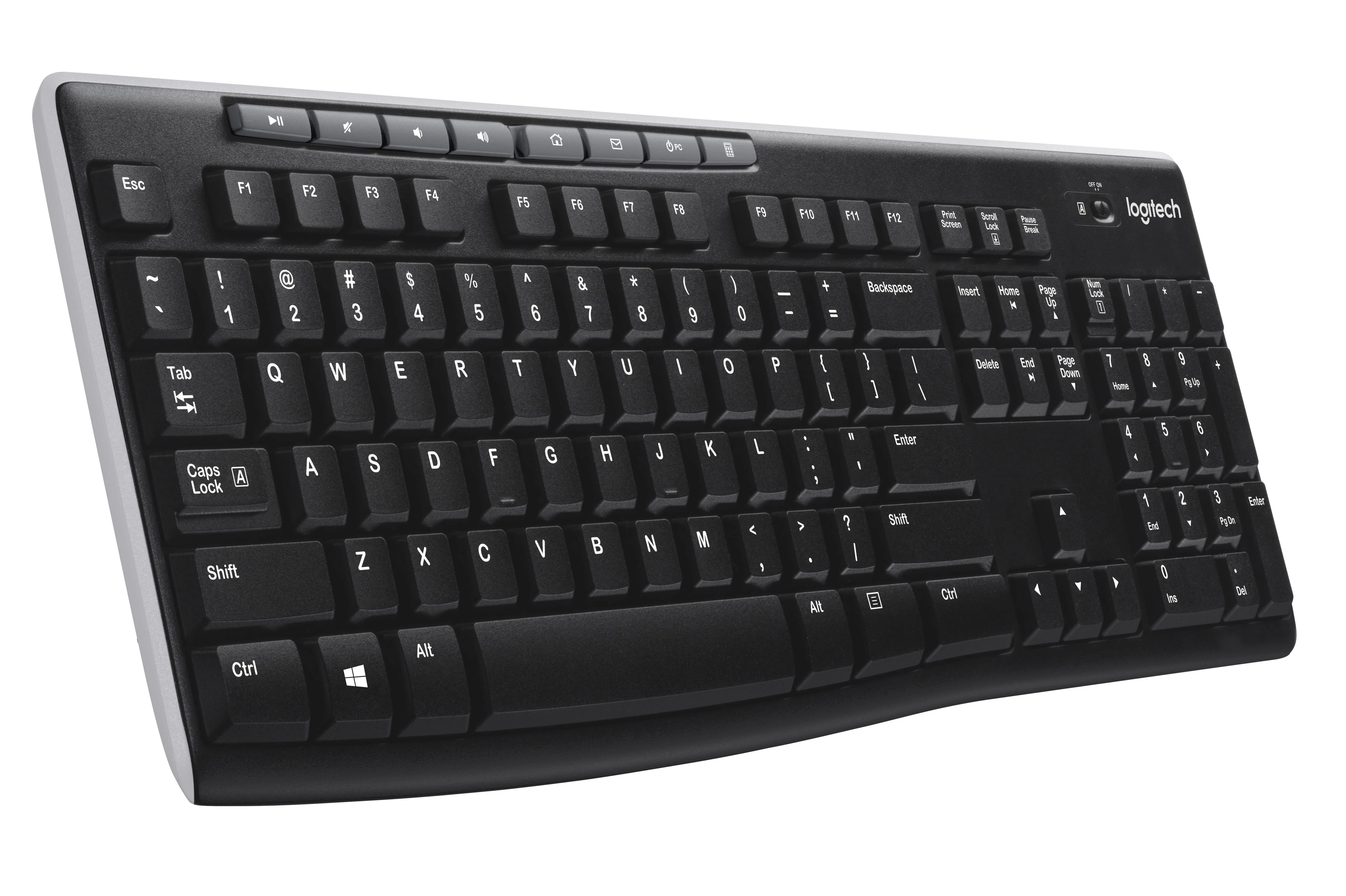 Belaidė pilno dydžio Klaviatūra Logitech K270, EN išdėstymas