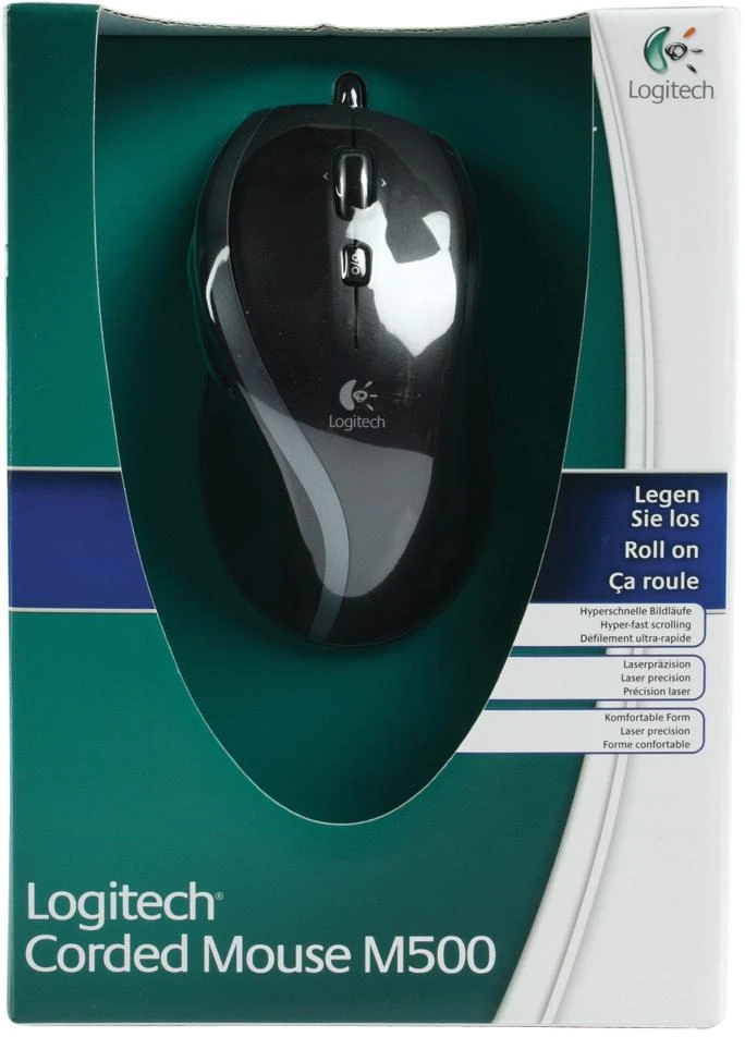 Laidinė pelė Logitech M500 juoda