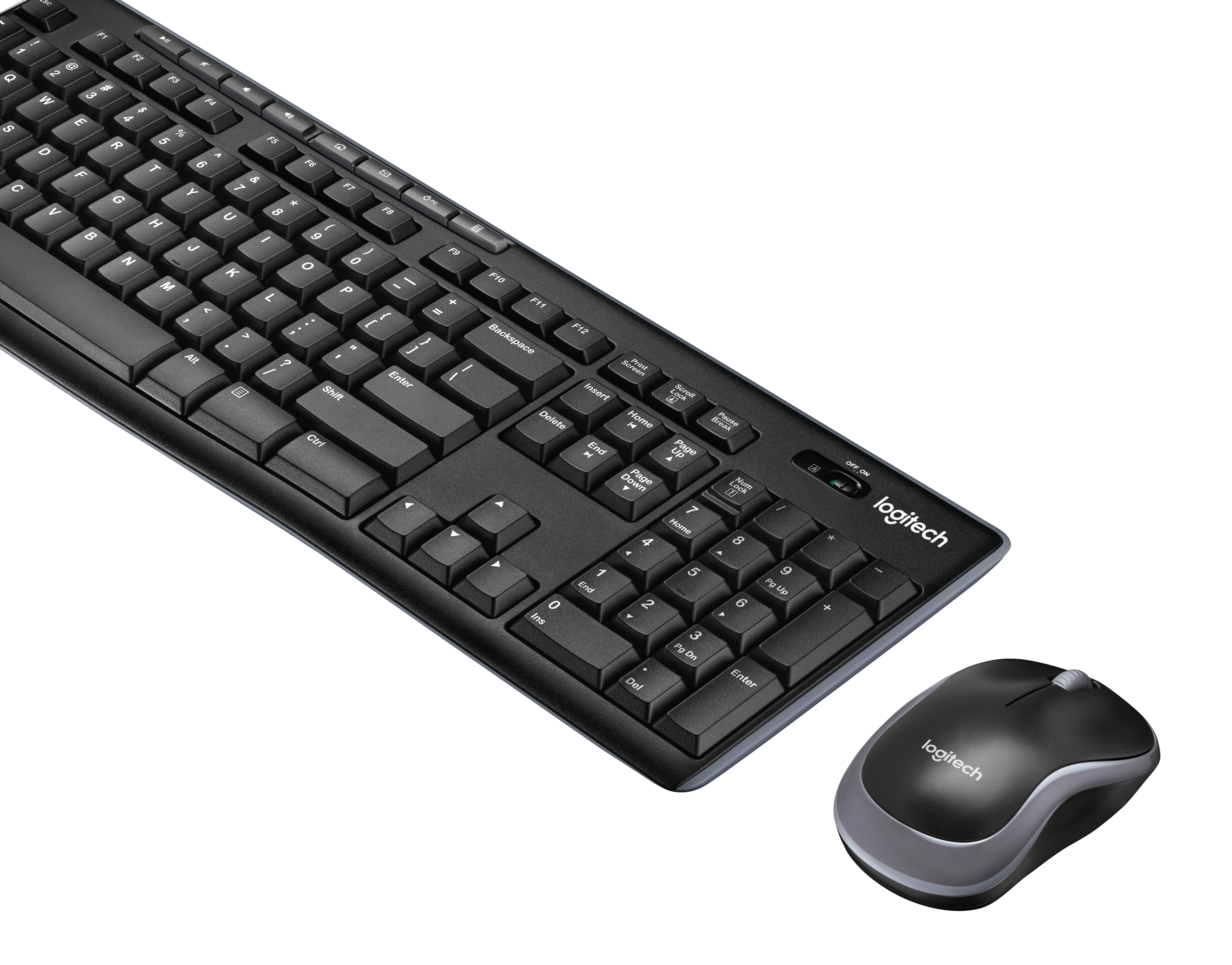 Belaidis klaviatūros ir pelės rinkinys Logitech MK270, UK English išdėstymas