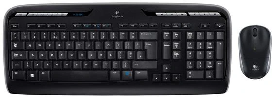 Logitech Belaidis klaviatūros ir pelės rinkinys MK330 (QWERTZ, Vokiečių)