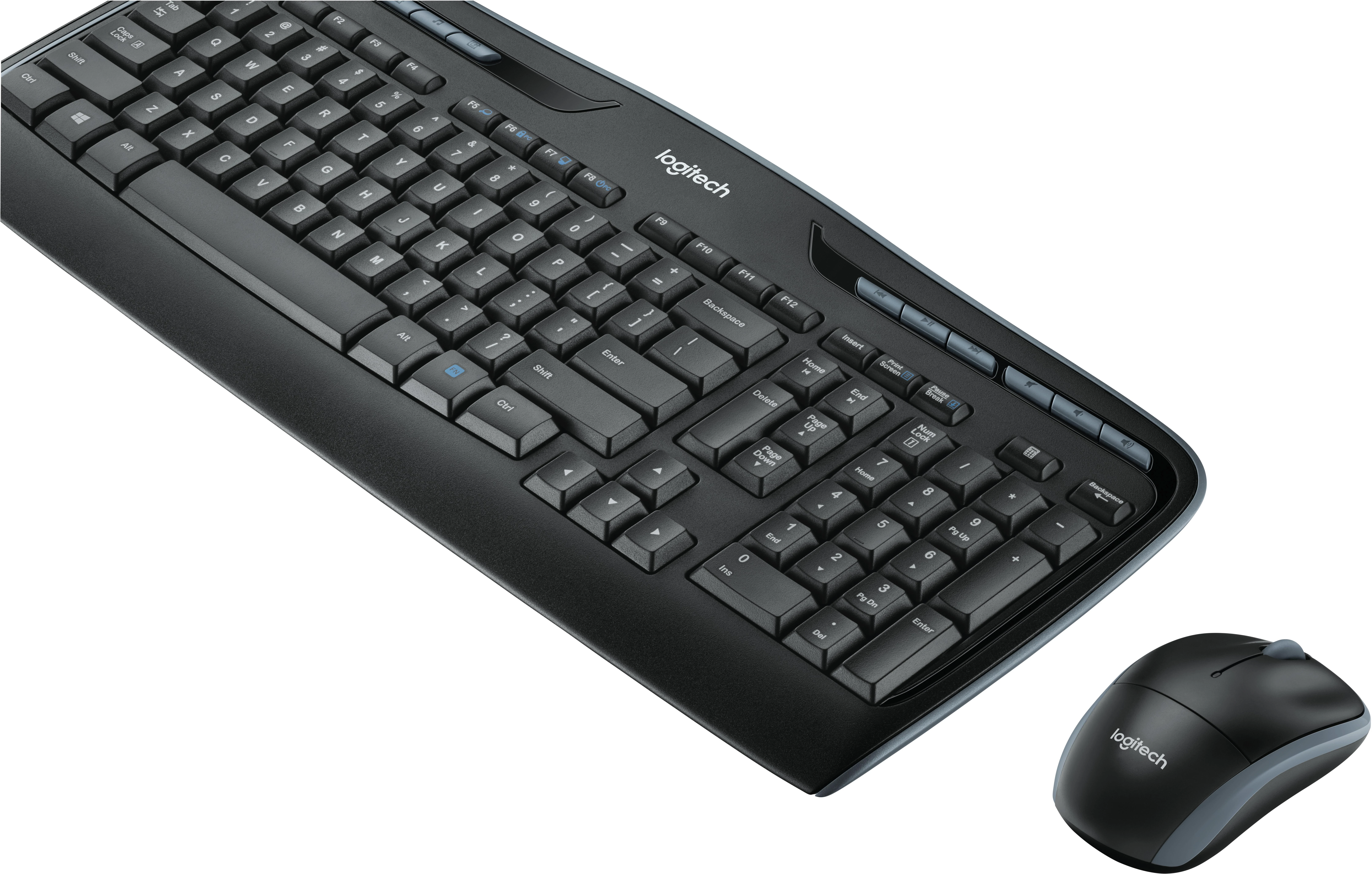 Logitech MK330 klaviatūra Radijo dažnio belaidė QWERTZ Vokiečių Juoda