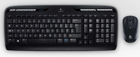 Klaviatūra Logitech WIRELESS DESKTOP MK330 - UK LAY-OUT