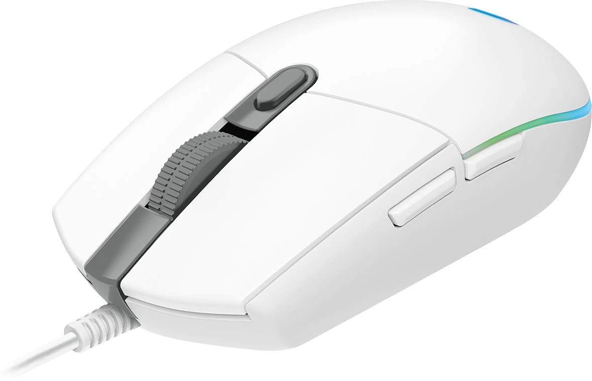 Pelė žaidimams Logitech G102 Lightsync, Balta