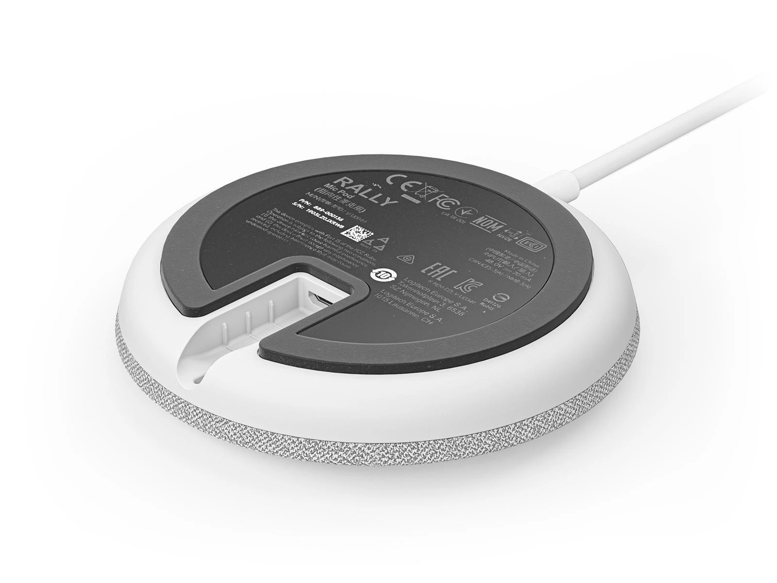 Mikrofonas Logitech 952-000038 Balta
