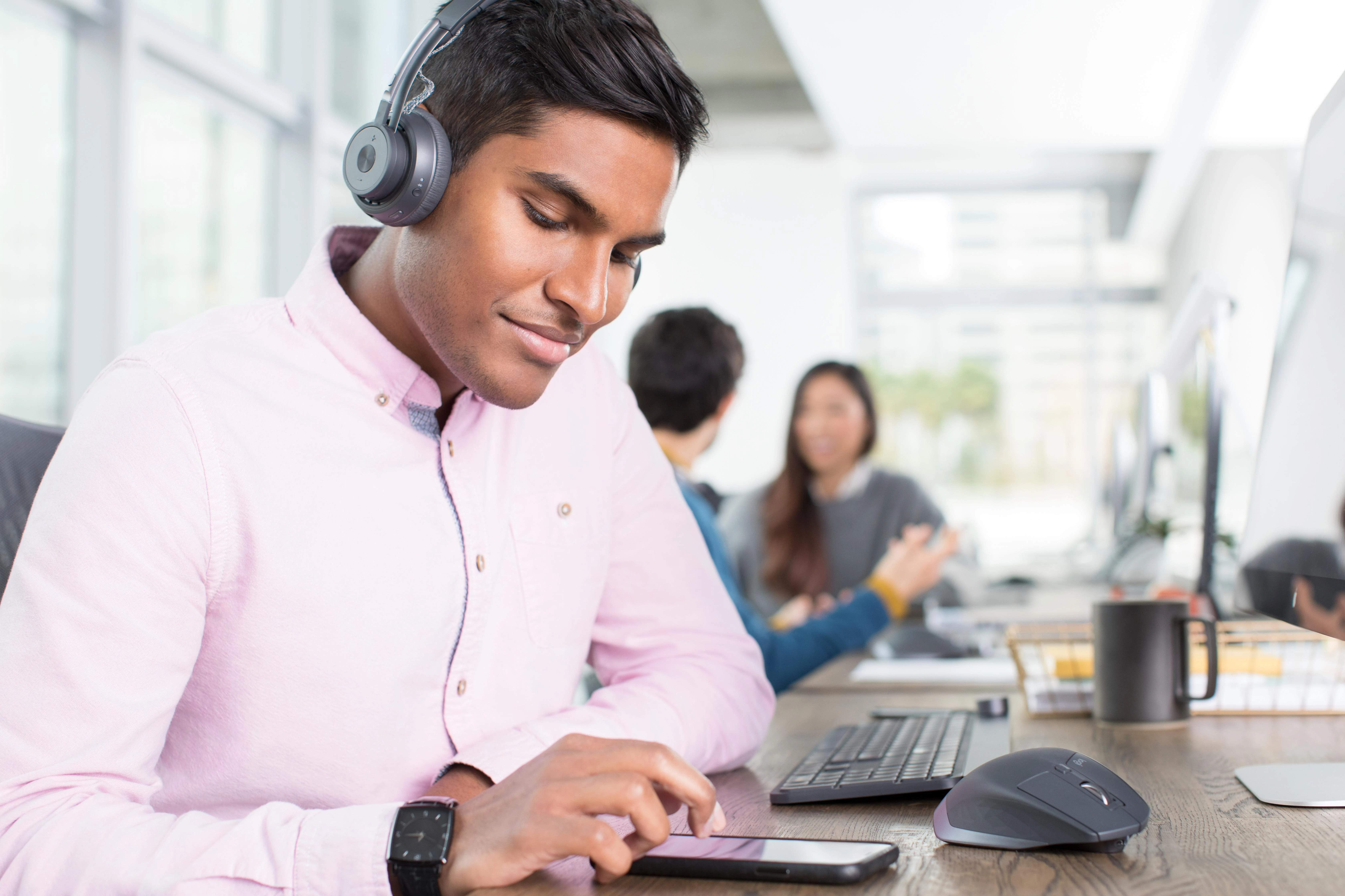 Belaidės Universalios ausinės Logitech UC Zone Wireless, Bluetooth, su mikrofonu