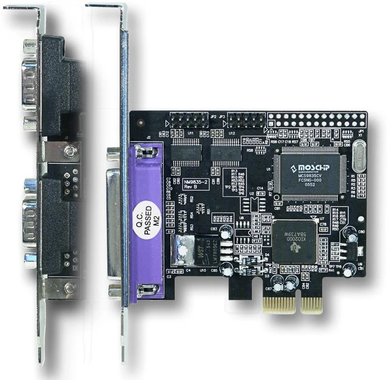 Longshine Electronics Longshine valdiklis PCIe 2x Seriell 1x Parallel (RS232C) mažmeninė prekyba