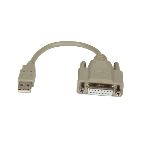 USB į VGA adapteris, pilkas