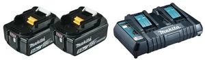Makita Akumuliatorių ir dvigubo kroviklio komplektas LXT® 197629-2 18V • BL1850B x2 • DC18RD • LXT®