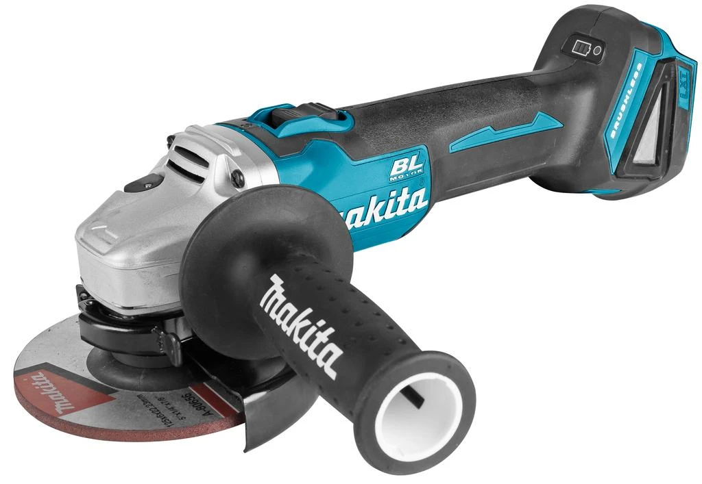 Makita Akumuliatorinis kampinis šlifuoklis DGA504ZJ 18V, 125mm su lagaminu (Be akum. ir kroviklio)