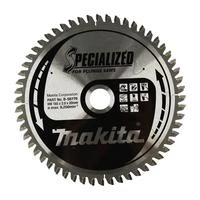 Makita T.C.T. pjūklas SPECIALIZED 165X2X20mm -3° T56 B-56770 T.C.T • 165 x20 mm • T56 • -3° • Aliuminiui